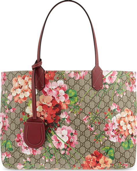 floral gucci pouch|gucci clear tote bag.